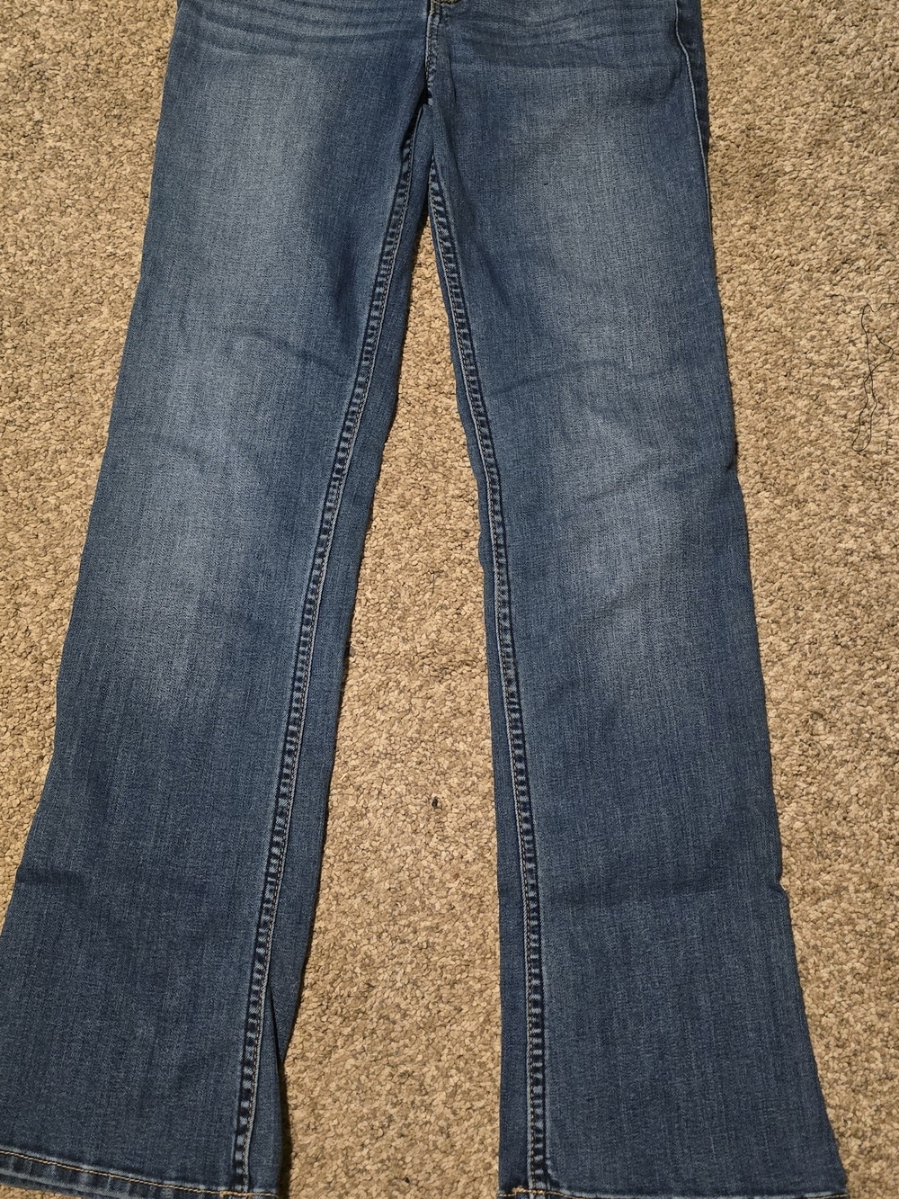 Hollister Mid Wash Blue Flare Jeans